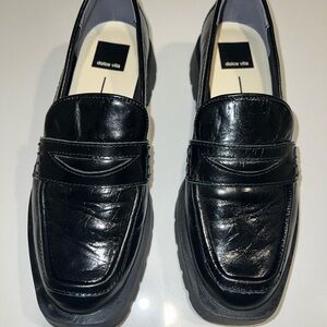 Dolce Vita Shiny Black Men's Slip-On Loafers